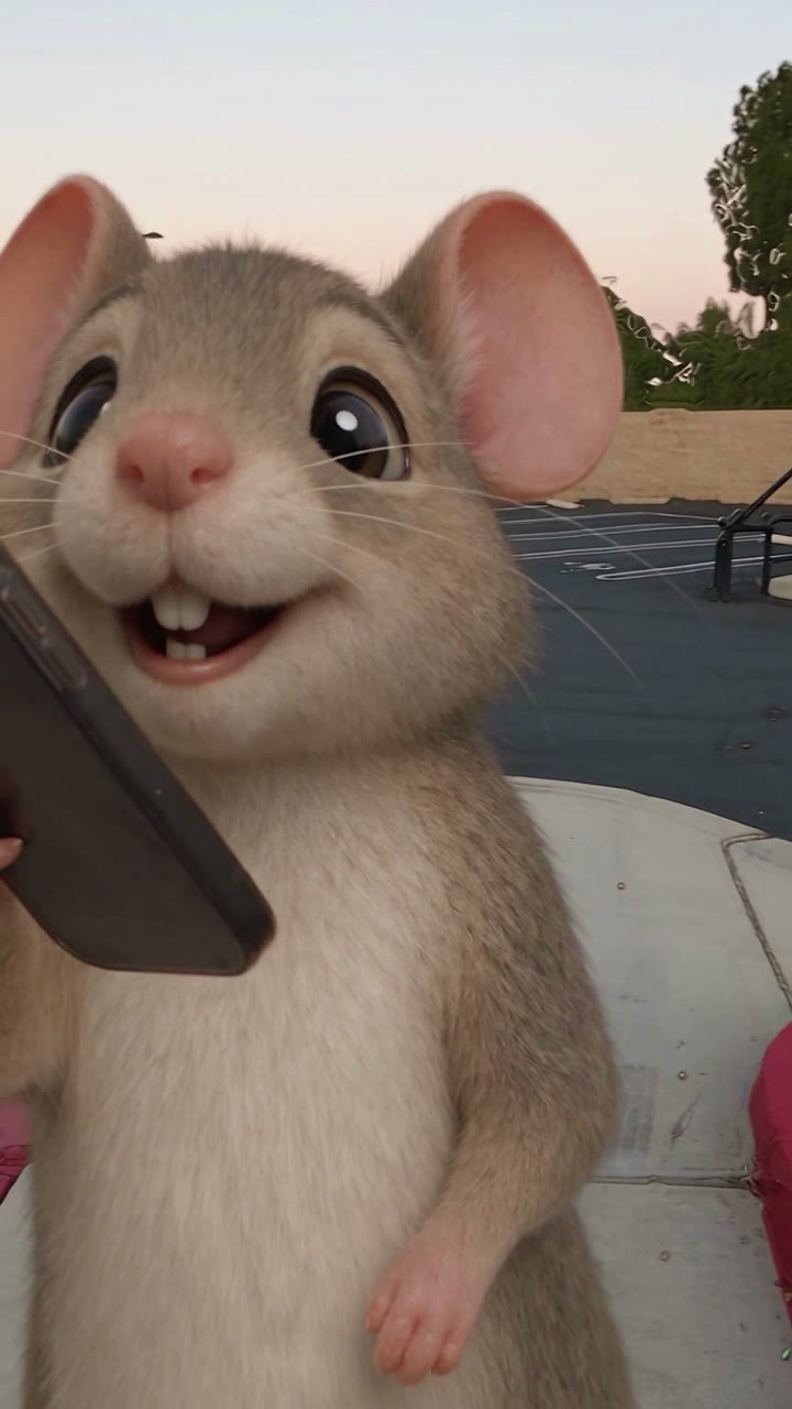 Default animal clip: looking at the camera